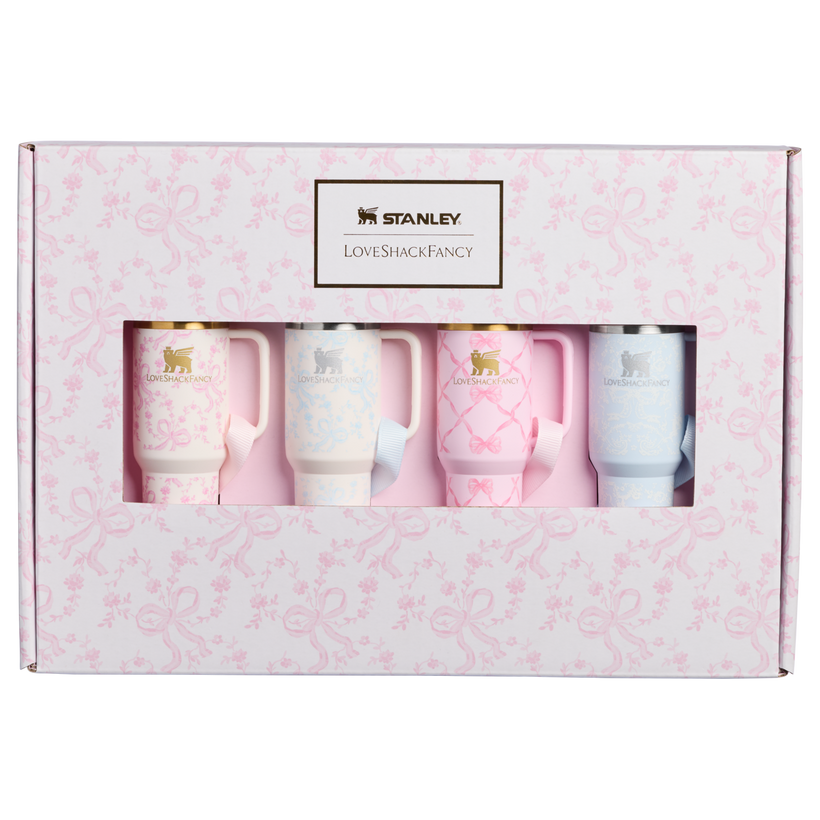 Stanley 1913 x LoveShackFancy Holiday Quencher ProTour Ornament Set - Soft Day Carry