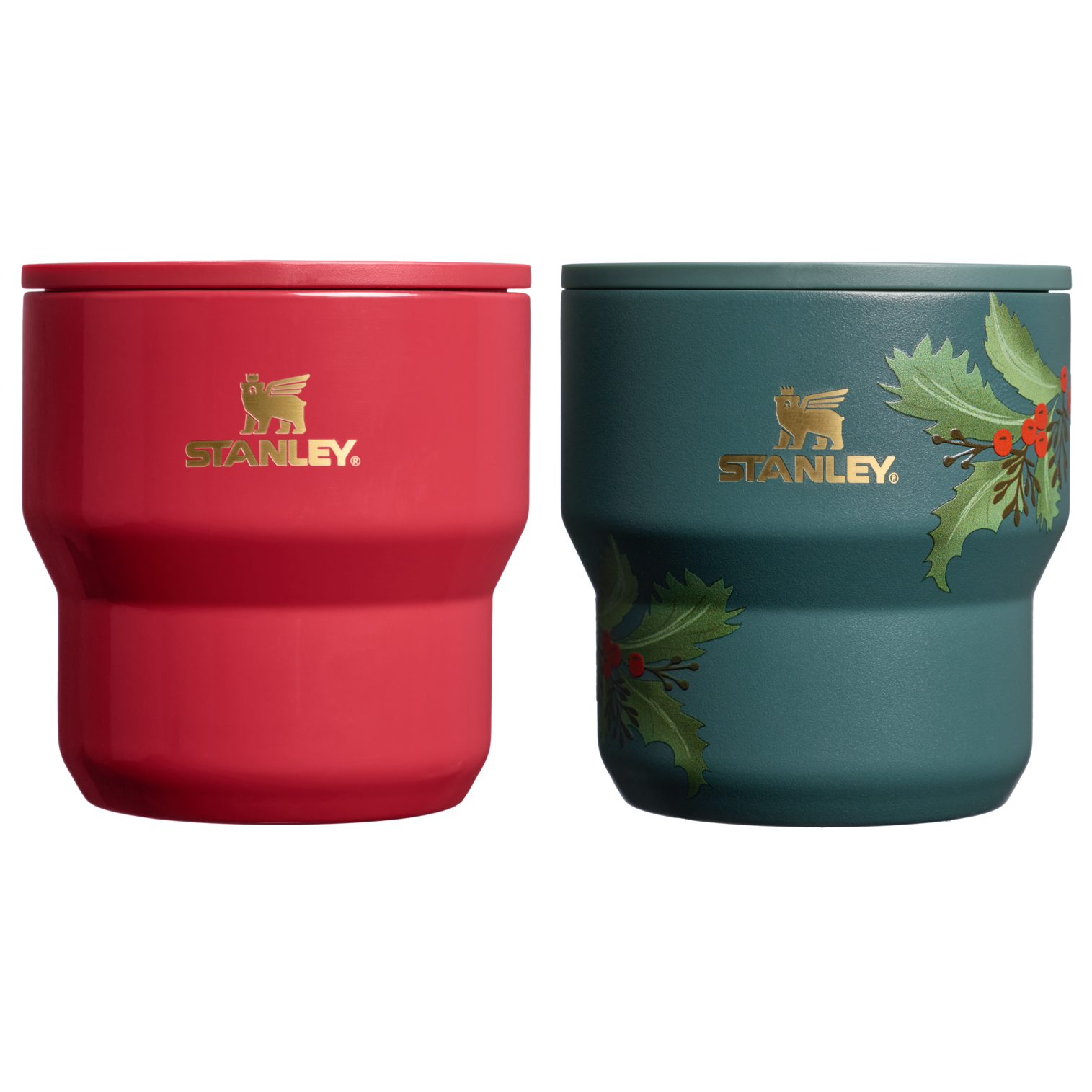 The Cheers & Cheer Stay-Hot Stacking Cup 2-Piece Set - Seasonal Pick