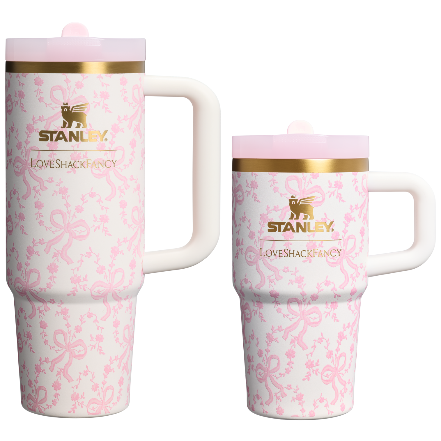 Stanley 1913 x LoveShackFancy Holiday The Quencher® Details ProTour Tumbler Set | 2-pack - Weekend Cheer